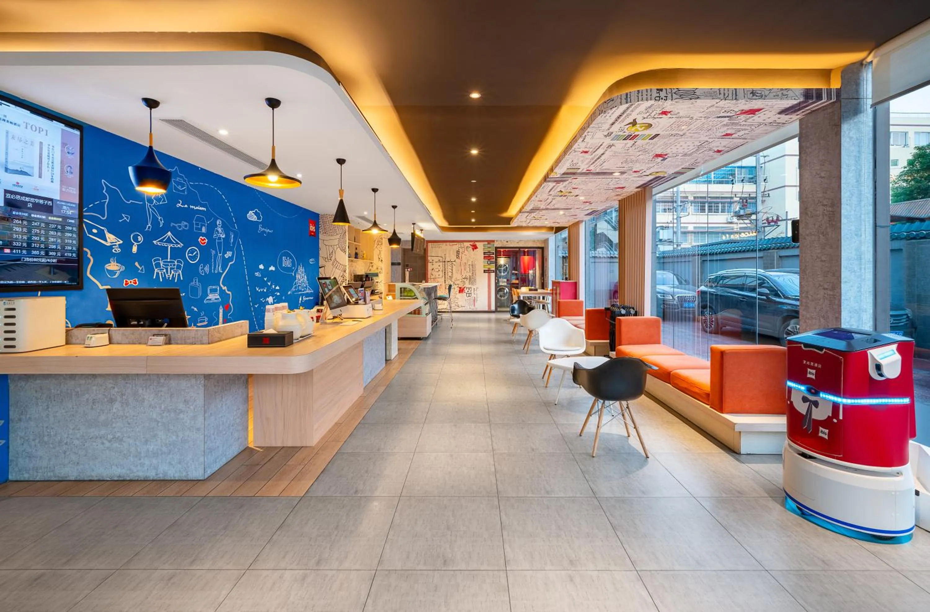 Lobby or reception in Ibis Chengdu Kuanzhai Alley West