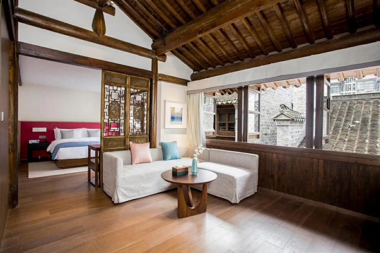 Bed in Blossom Hill Nanjing Laomendong - Zhuqueli