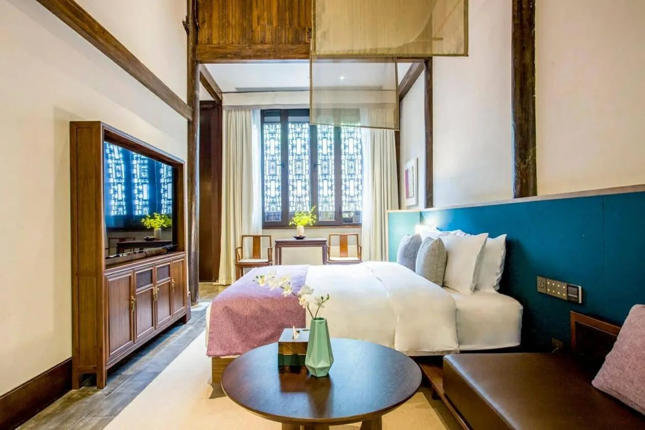 Bed in Blossom Hill Nanjing Laomendong - Zhuqueli