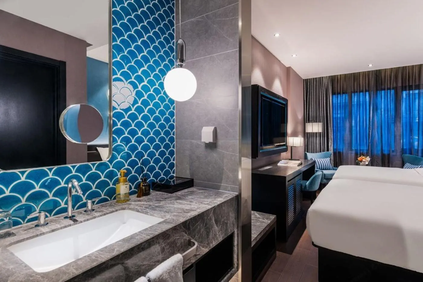 Bed in Orange Crystal Hotel Nanjing Confucius Temple