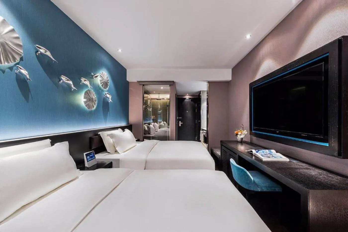 Bed in Orange Crystal Hotel Nanjing Confucius Temple