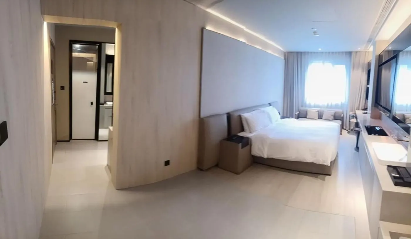 Photo of the whole room, Bed in Orange Crystal Hotel Nanjing Confucius Temple