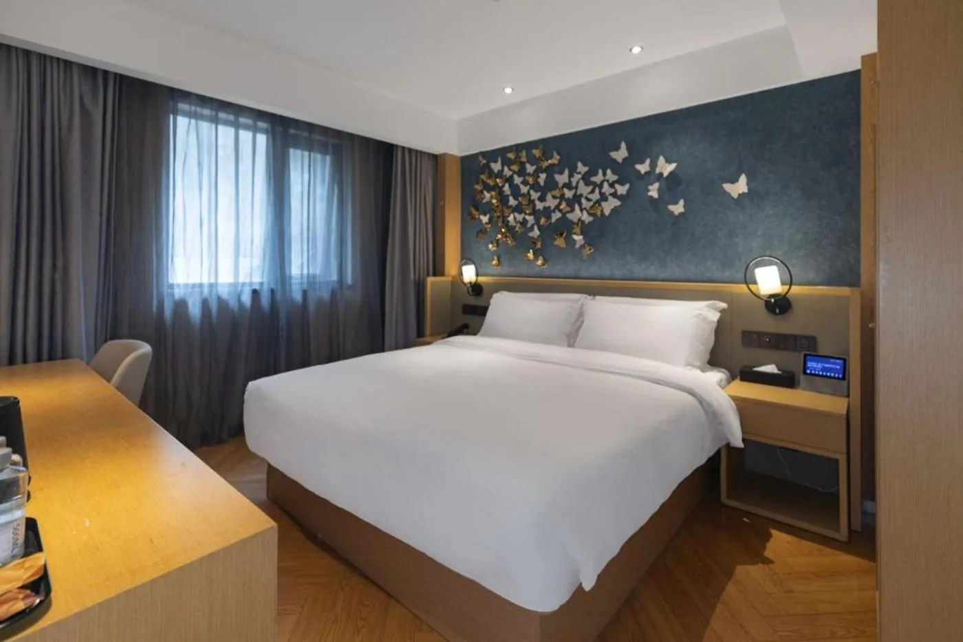 Bed in Orange Crystal Hotel Nanjing Confucius Temple