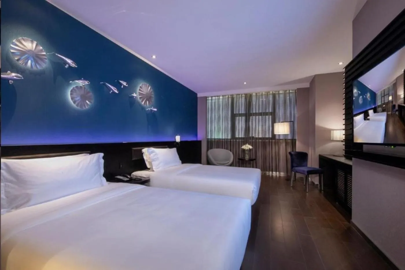 Bed in Orange Crystal Hotel Nanjing Confucius Temple