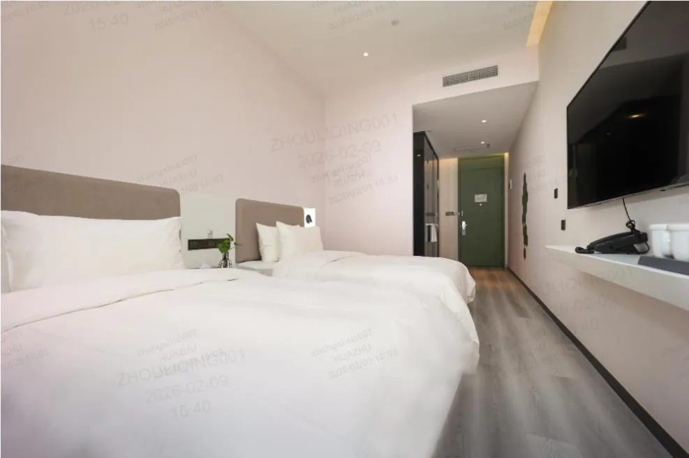 Bed in Ibis Styles Shanghai Hongqiao Gubei