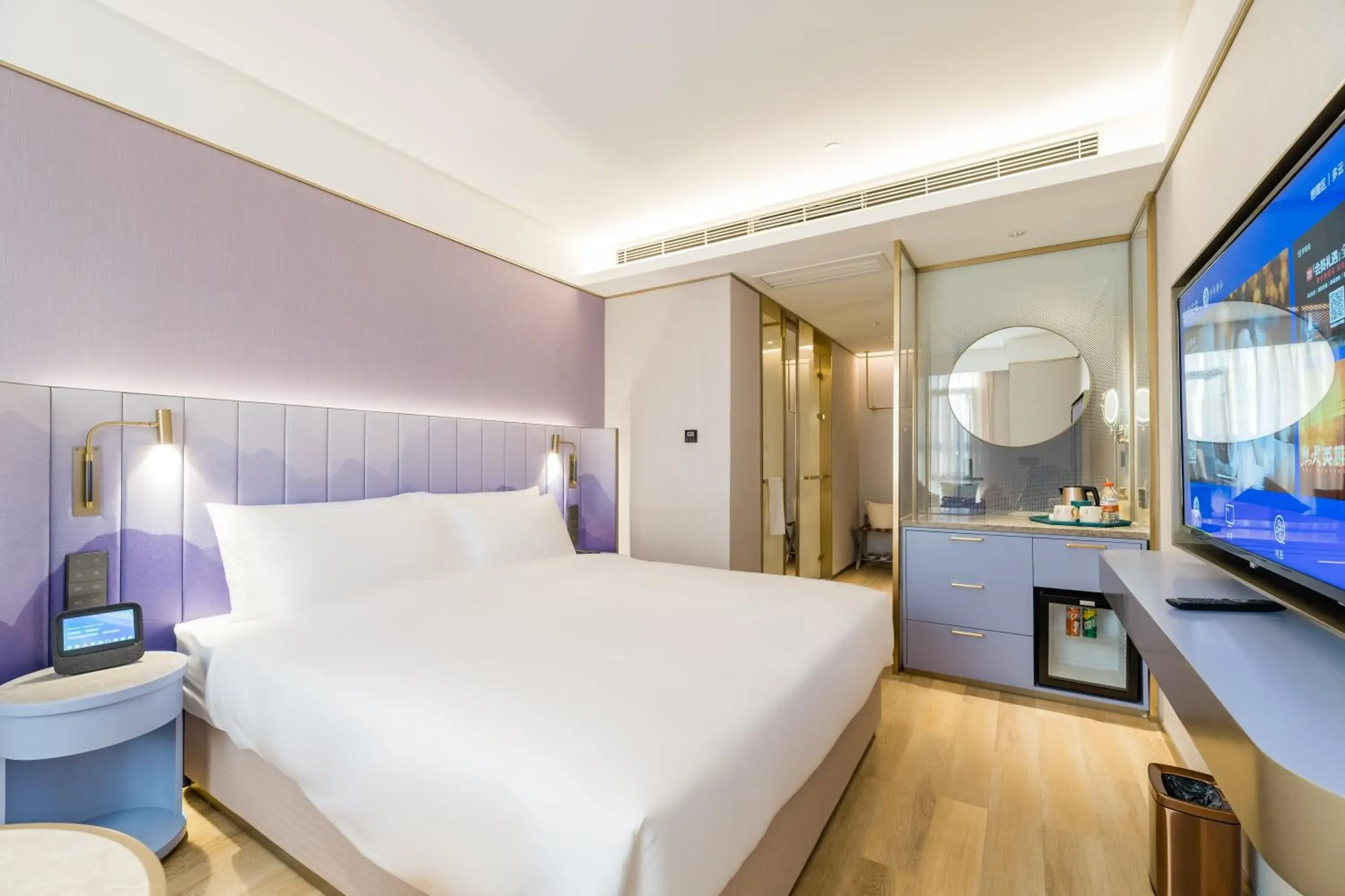 King Room in Manxin Hotel Nanjing Xianlin University Town King Room in Manxin Hotel Nanjing Xianlin University Town