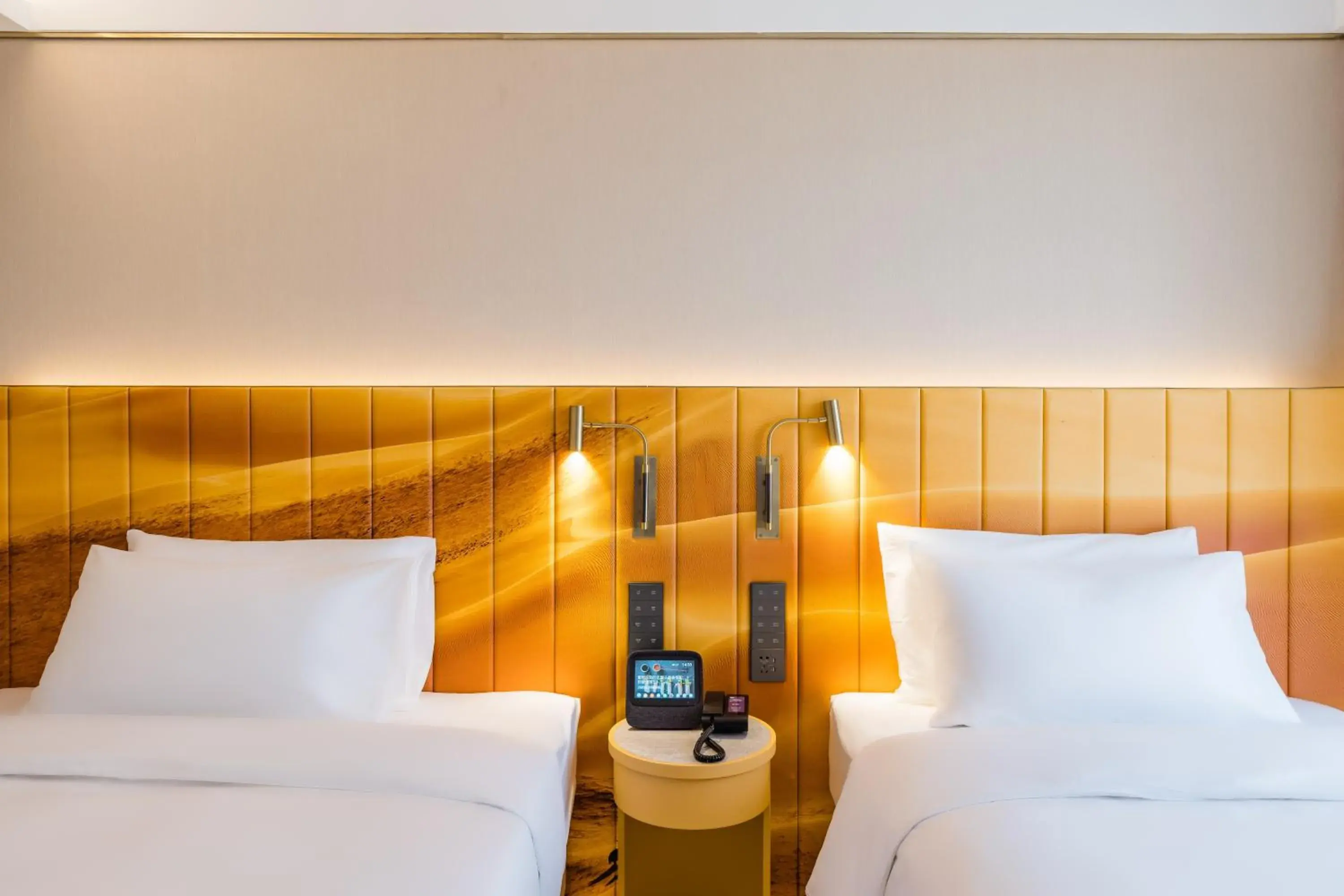 Superior Twin Room in Manxin Hotel Nanjing Xianlin University Town Superior Twin Room in Manxin Hotel Nanjing Xianlin University Town