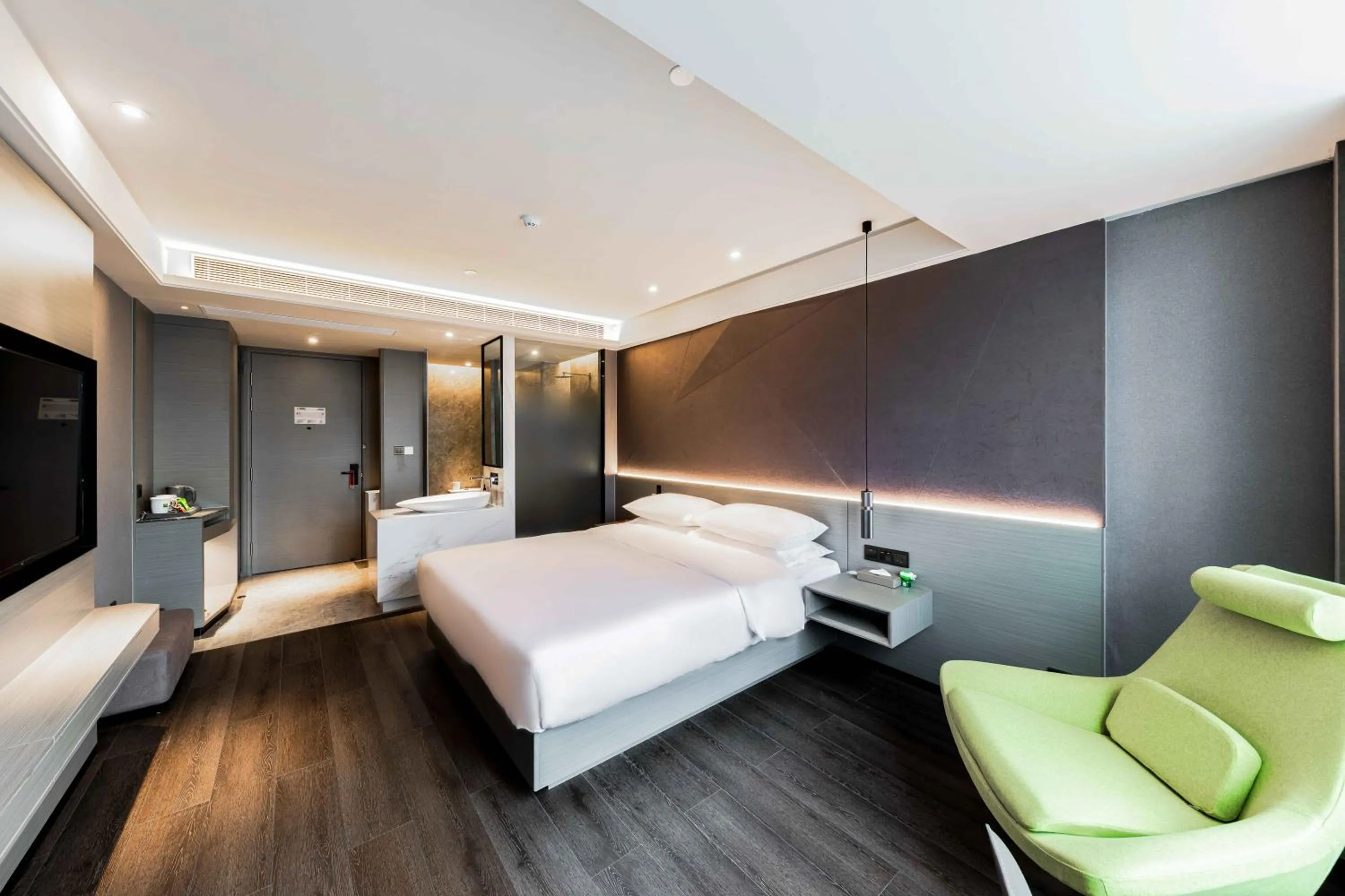 Bed in Ibis Styles Suzhou Hushuguang