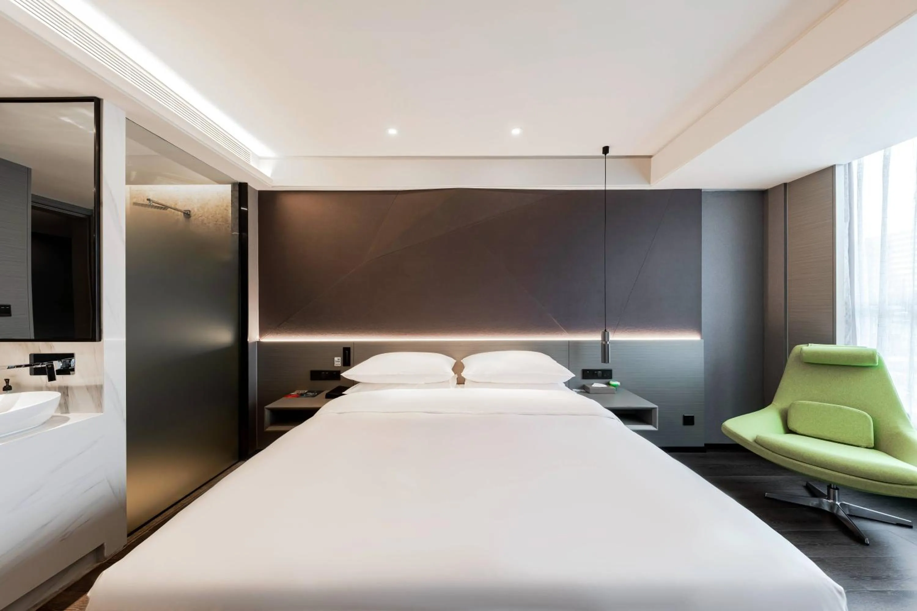Bed in Ibis Styles Suzhou Hushuguang