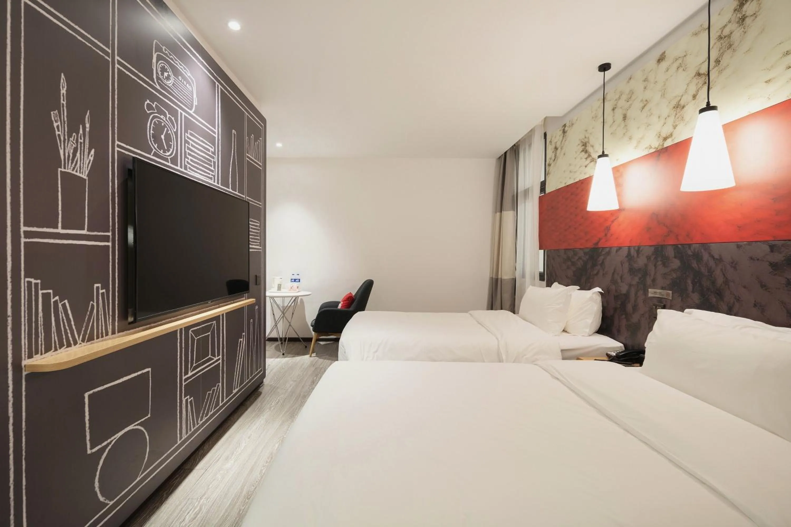 Bedroom, Bed in Ibis Chongqing Jiangbei International Airport