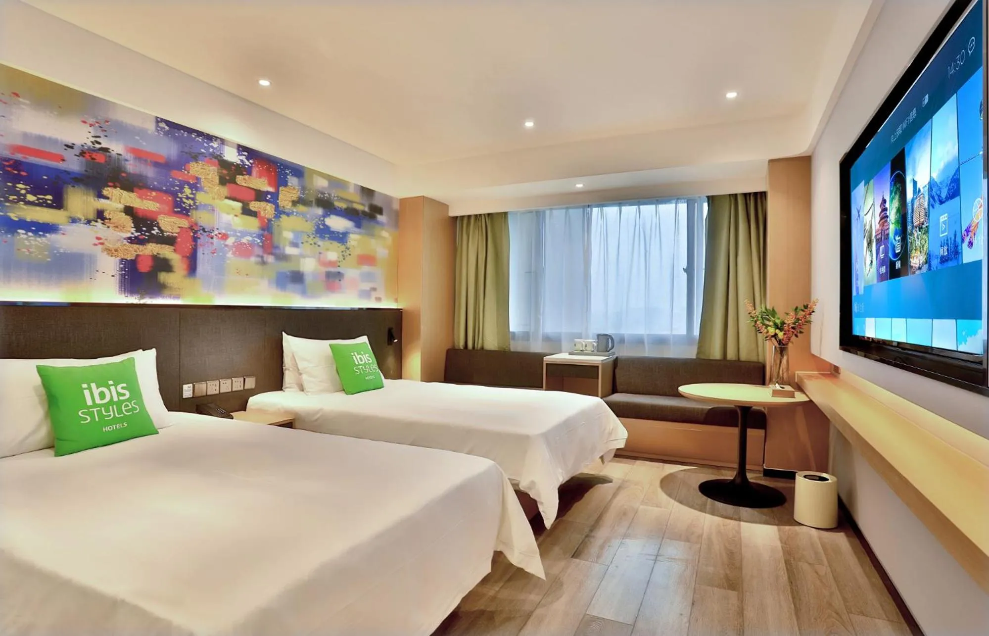 Business Twin Room in Ibis Styles Hangzhou East Railway Station Qianjiang New City