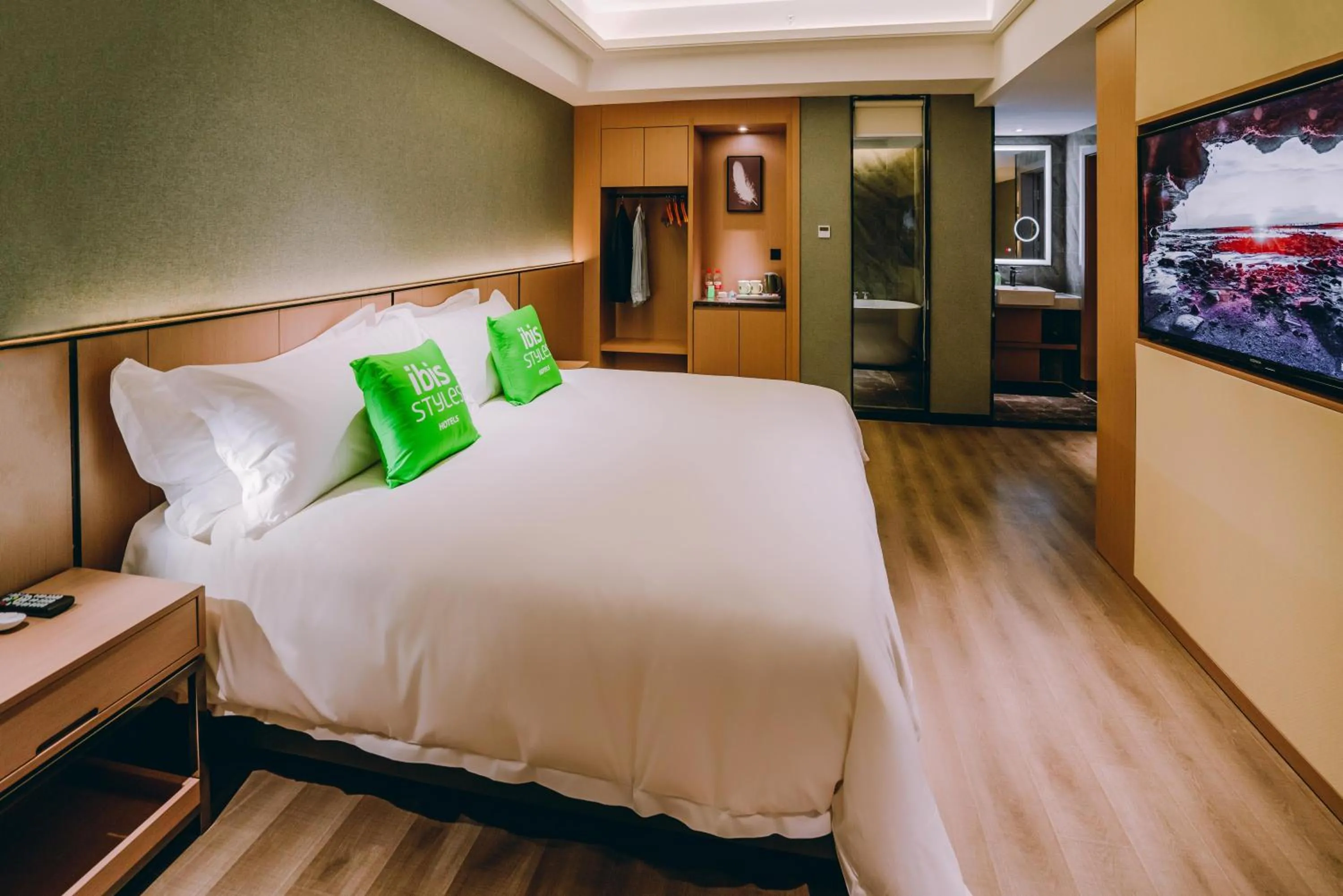 Property building, Bed in Ibis Styles Dongguan Changan Light Rail Station
