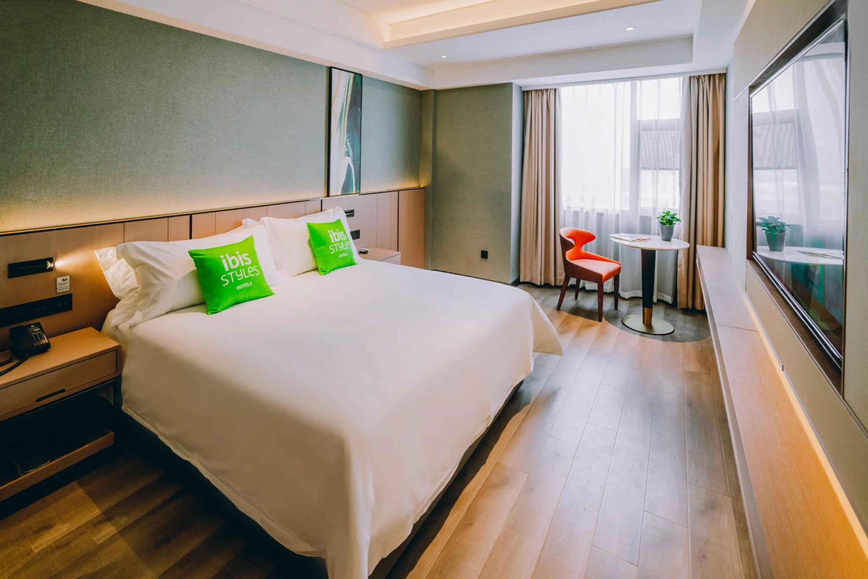 Bedroom, Bed in Ibis Styles Dongguan Changan Light Rail Station