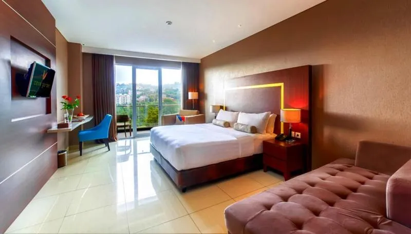 Bed in Clove Hotel Bandung