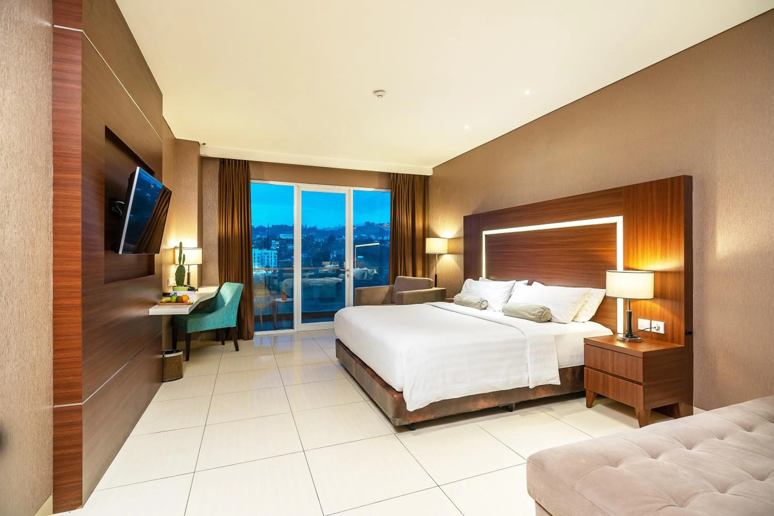 Bed in Clove Hotel Bandung