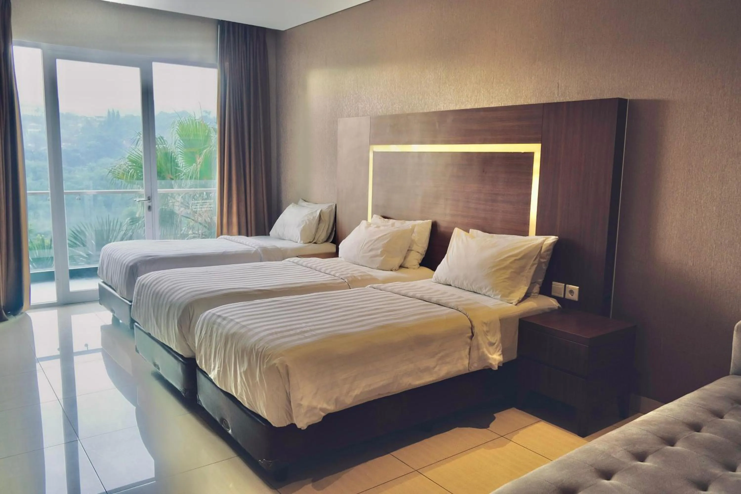 Bedroom, Bed in Clove Hotel Bandung
