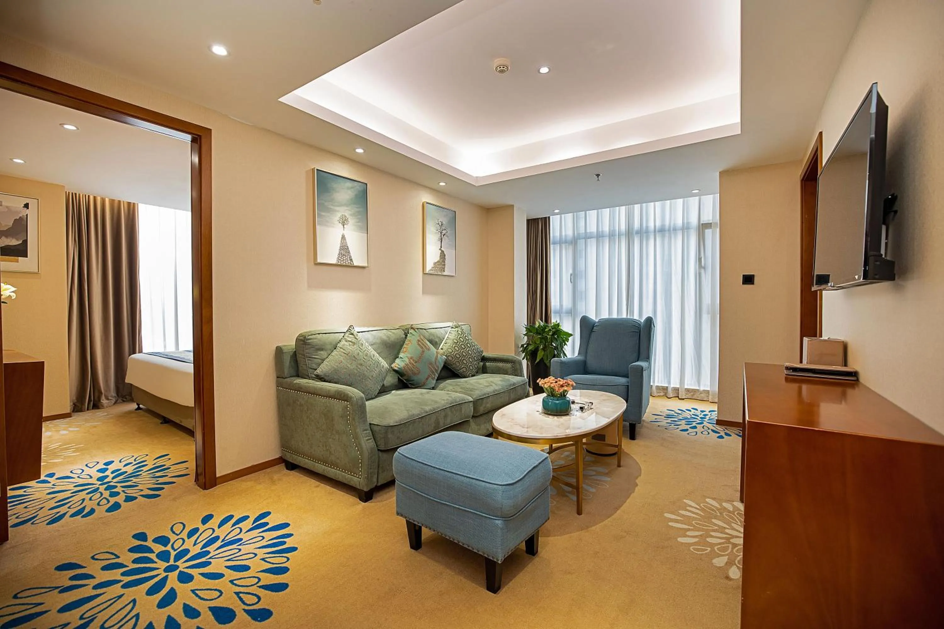 Living room in Madison Hotel Zhengzhou Erqi Square