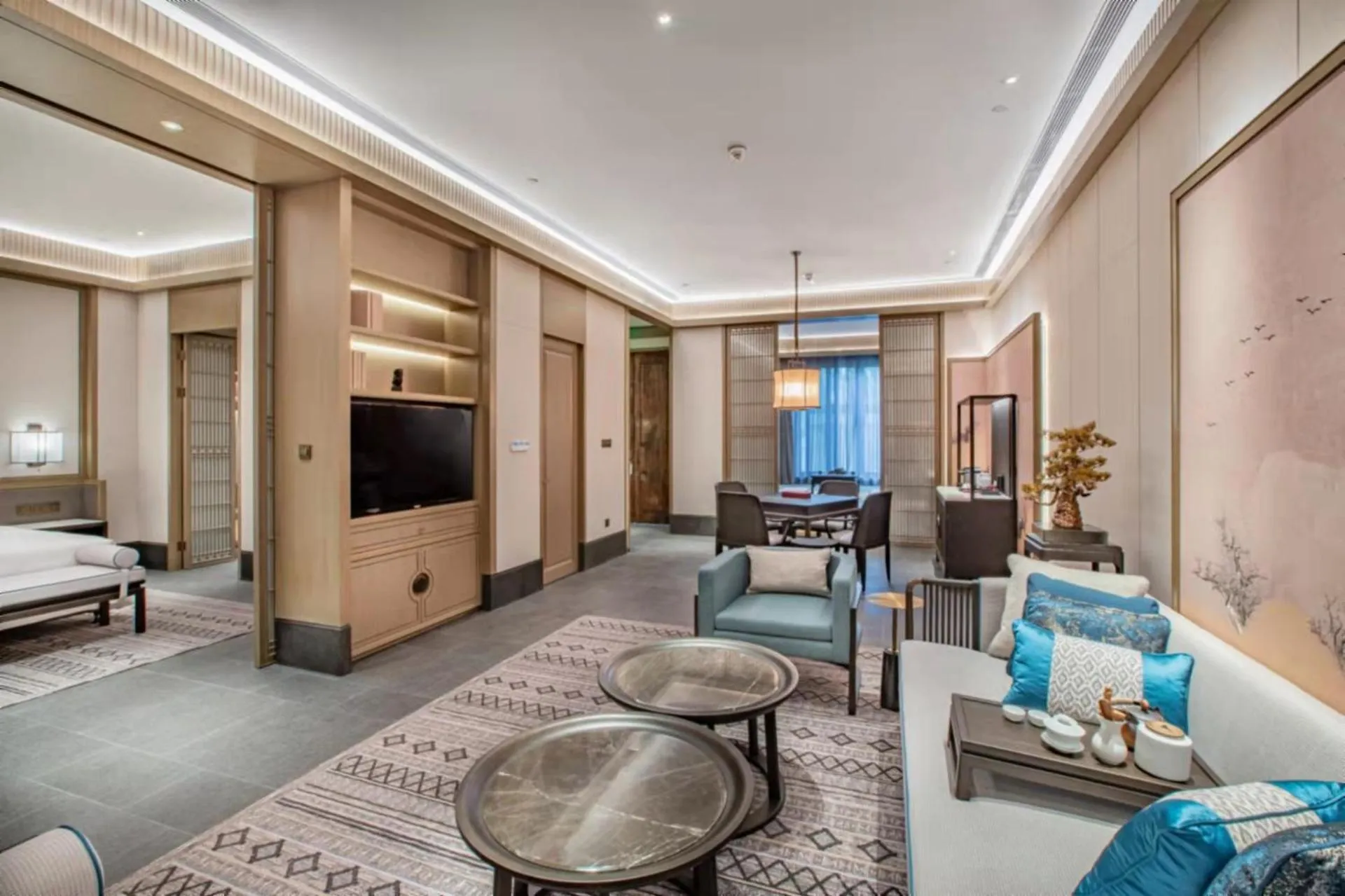 Living room in Song Hotel Chongqing Shanqian