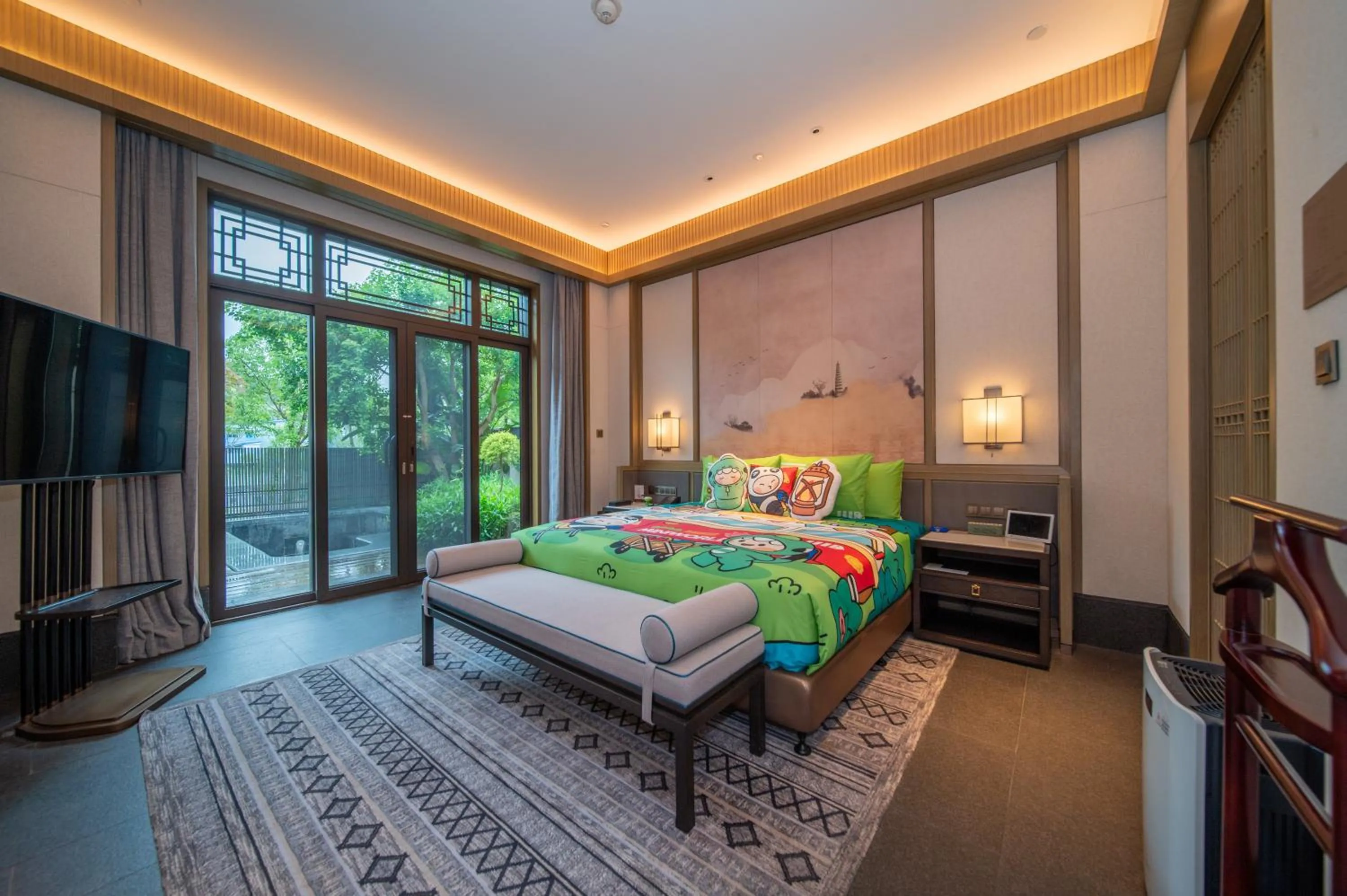 Bed in Song Hotel Chongqing Shanqian