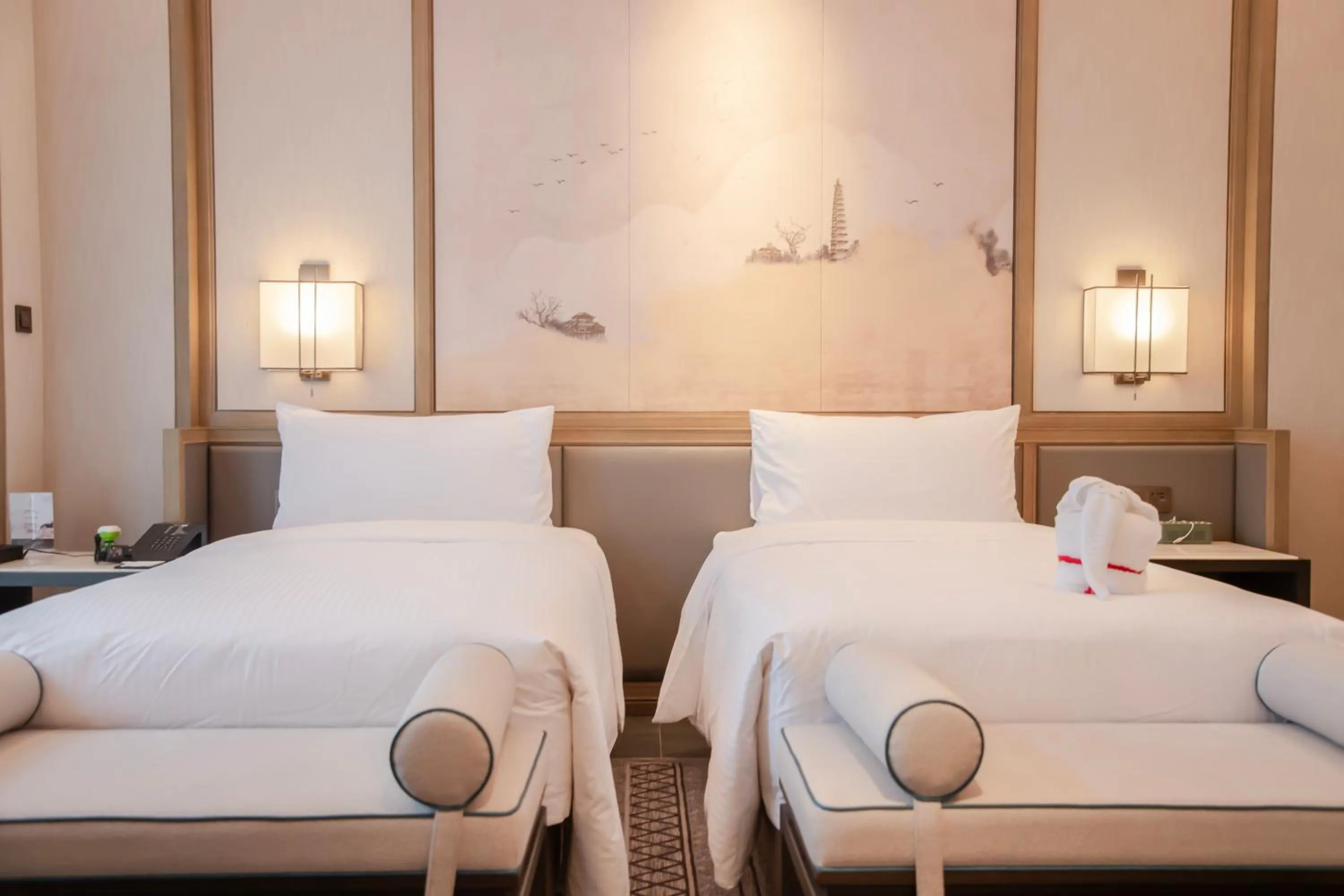 Bed in Song Hotel Chongqing Shanqian