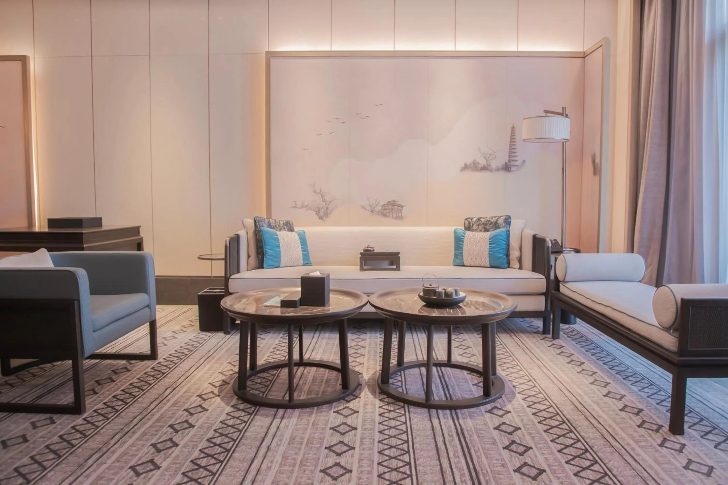 Living room in Song Hotel Chongqing Shanqian