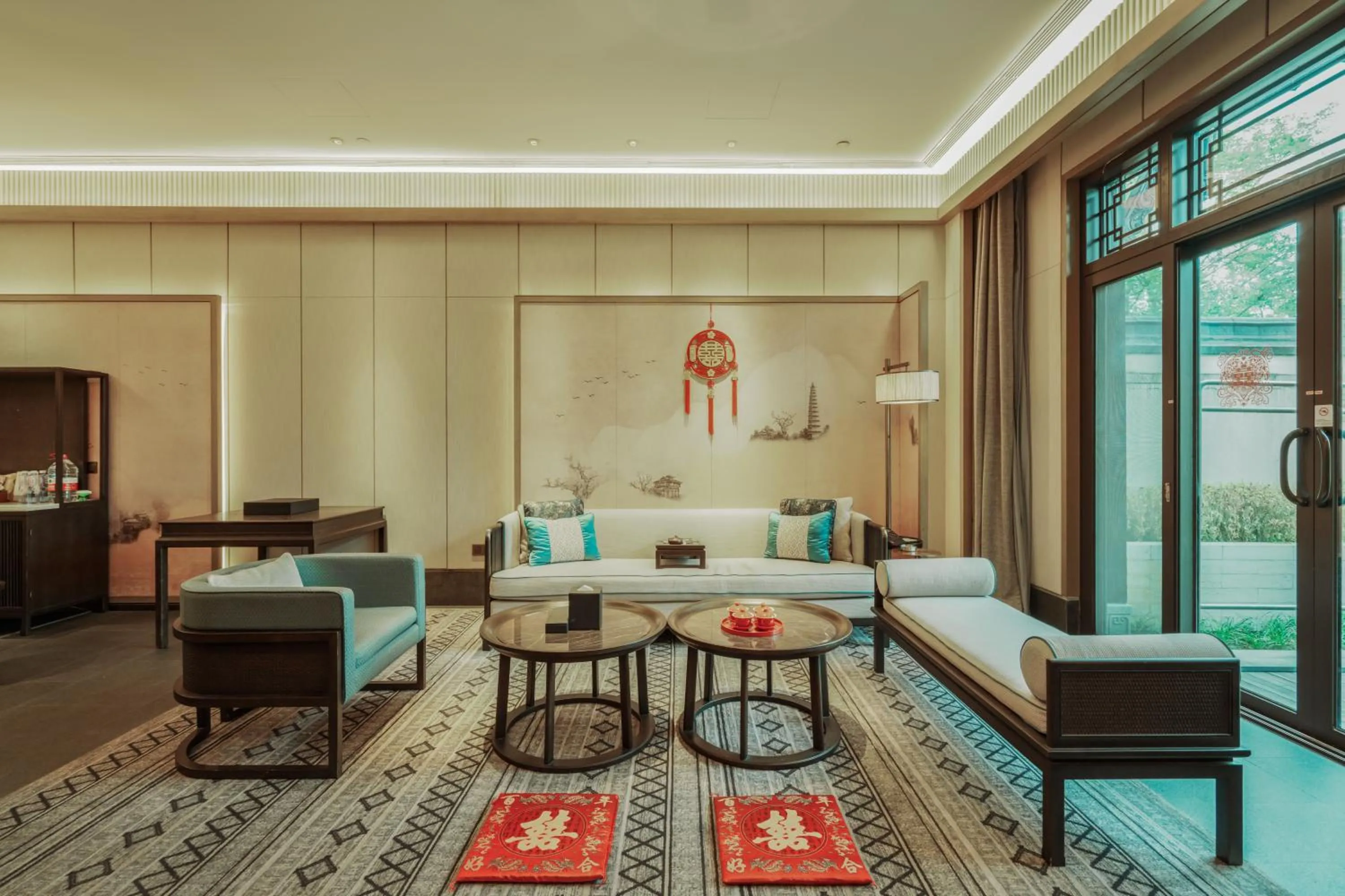 Living room in Song Hotel Chongqing Shanqian