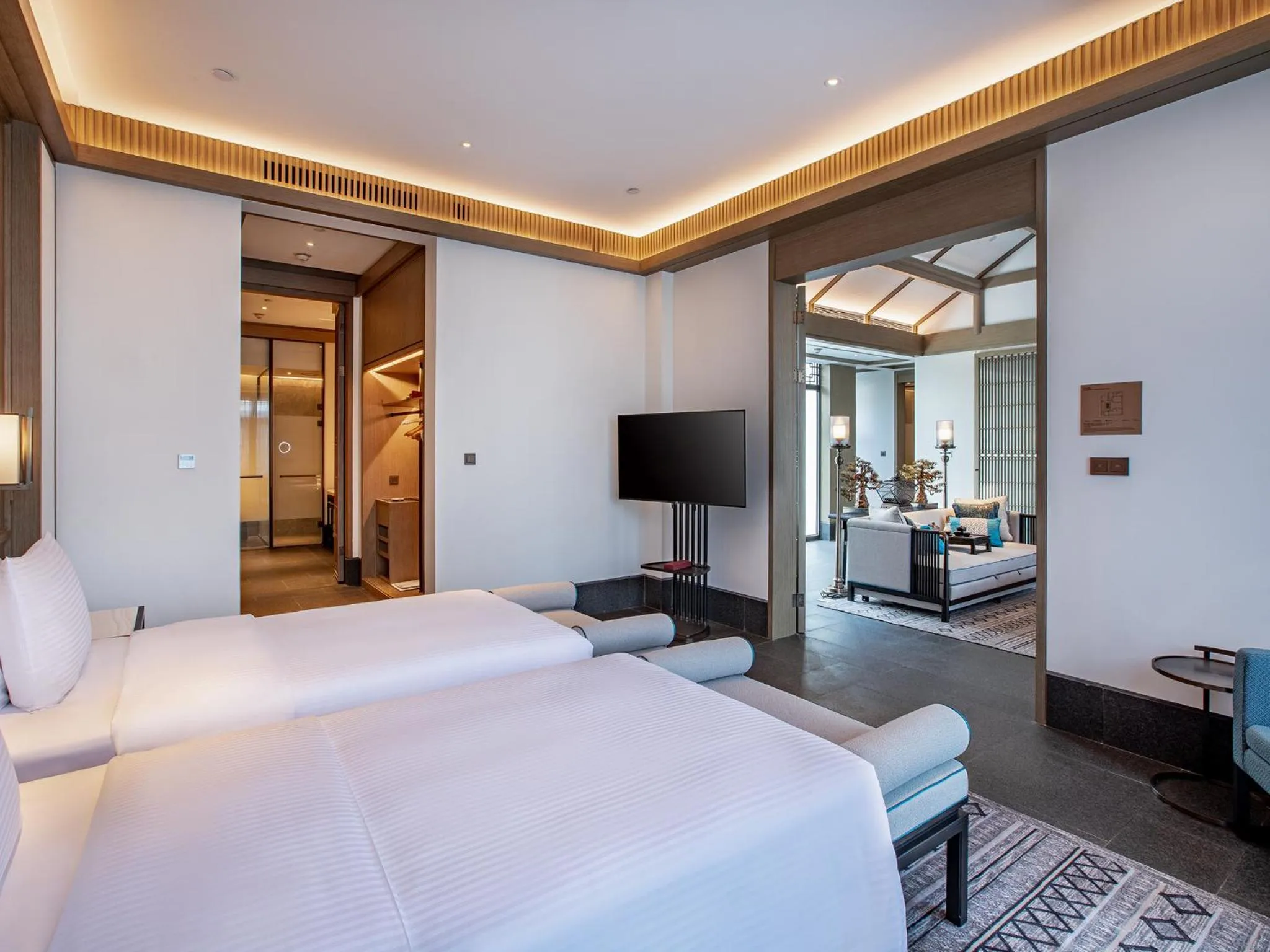 Bed in Song Hotel Chongqing Shanqian