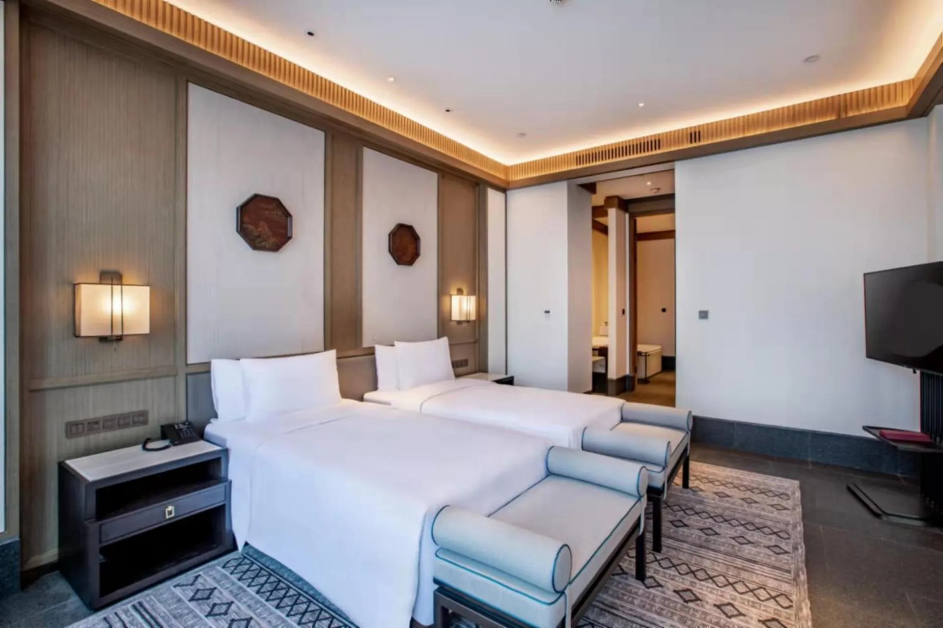 Bed in Song Hotel Chongqing Shanqian