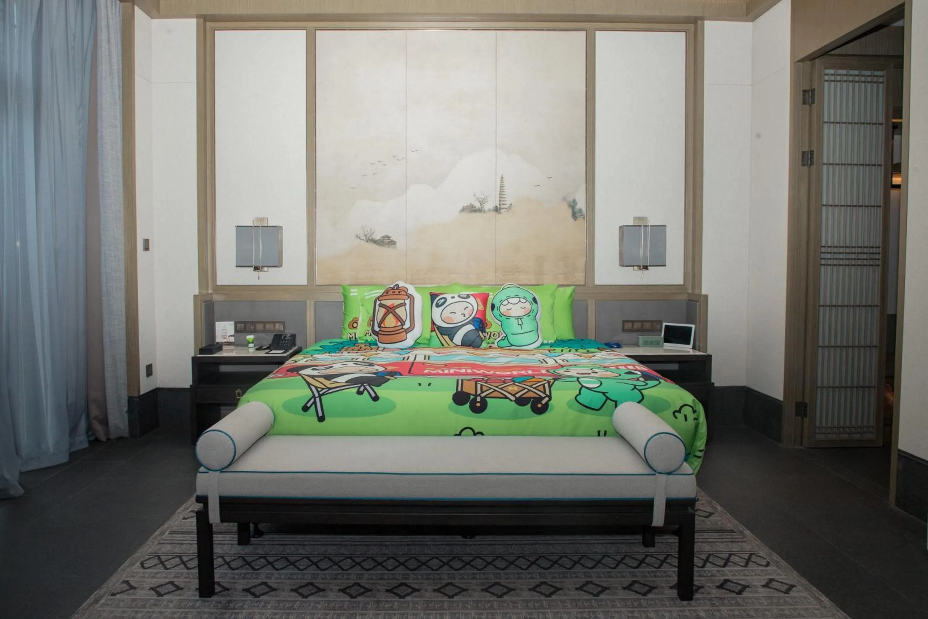 Property building, Bed in Song Hotel Chongqing Shanqian