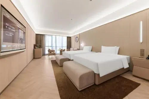 Business Twin Room in Orange Crystal Hotel Dongguan Huangjiang Business Twin Room in Orange Crystal Hotel Dongguan Huangjiang