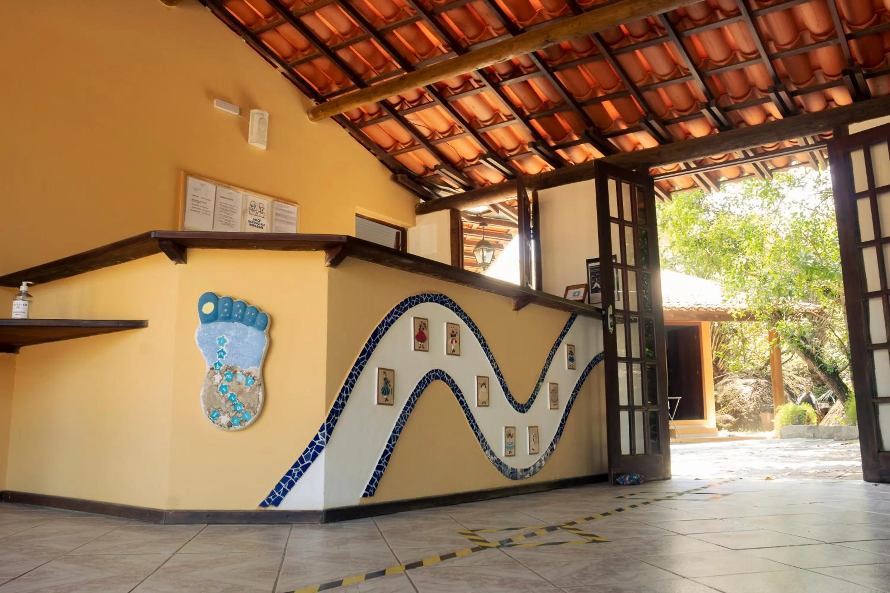 Lobby or reception in Pousada Lagoa Da Pedra