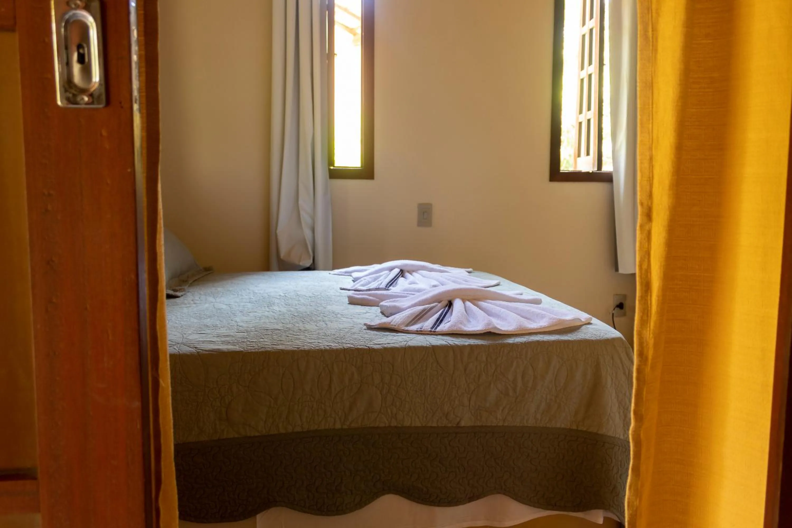 Bed in Pousada Lagoa Da Pedra