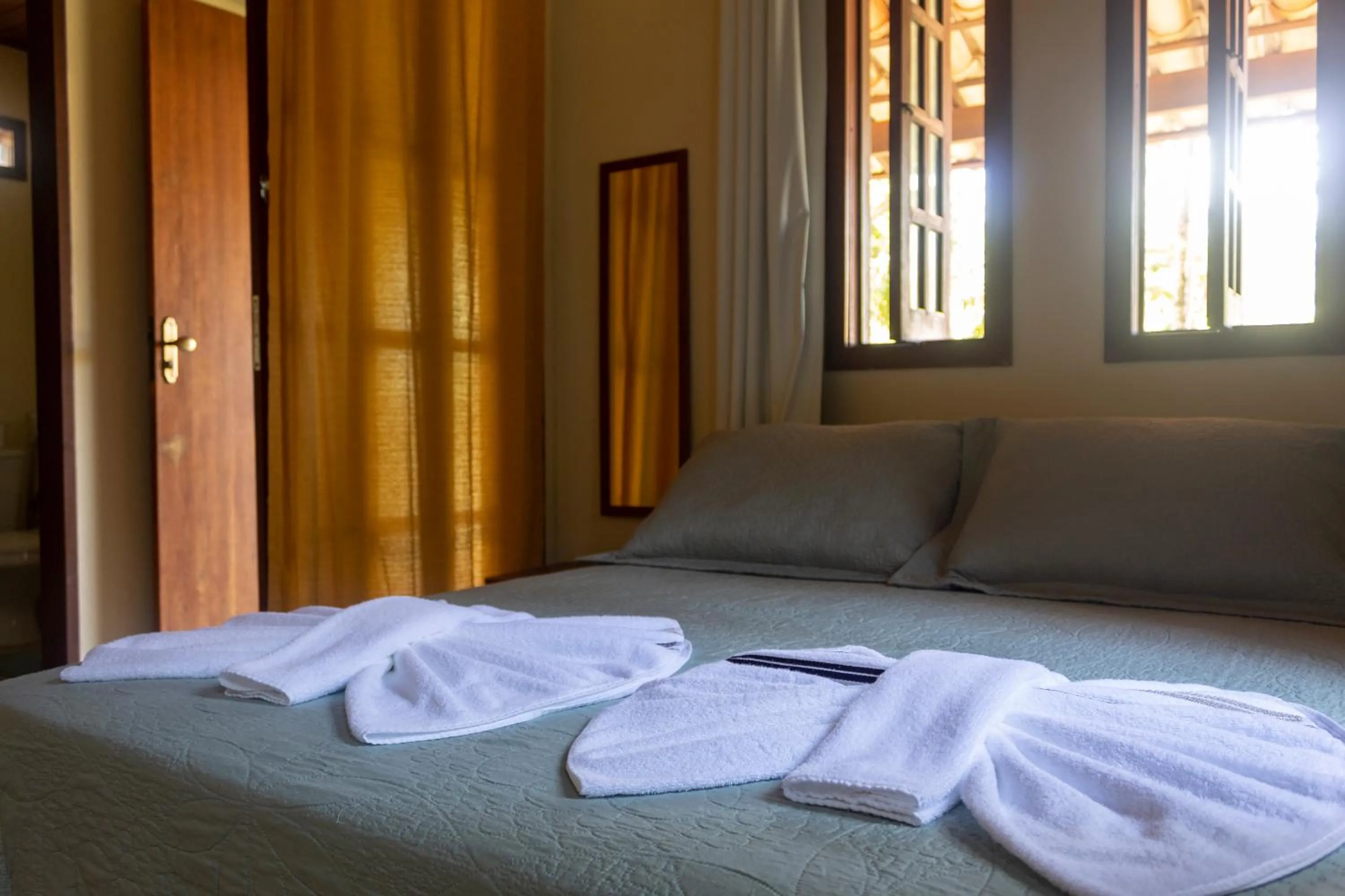 Bed in Pousada Lagoa Da Pedra