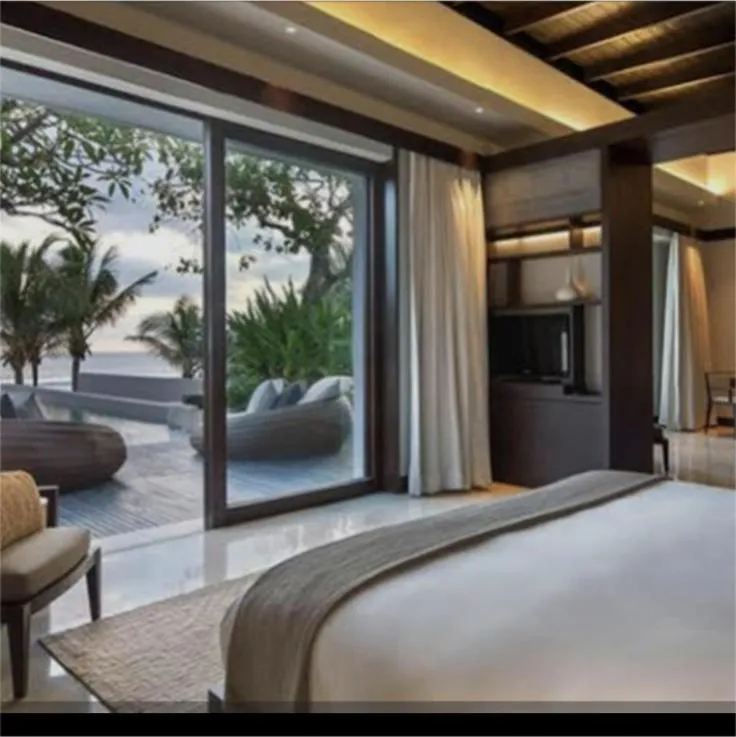 Bed in Vang Vieng Romantic Resort