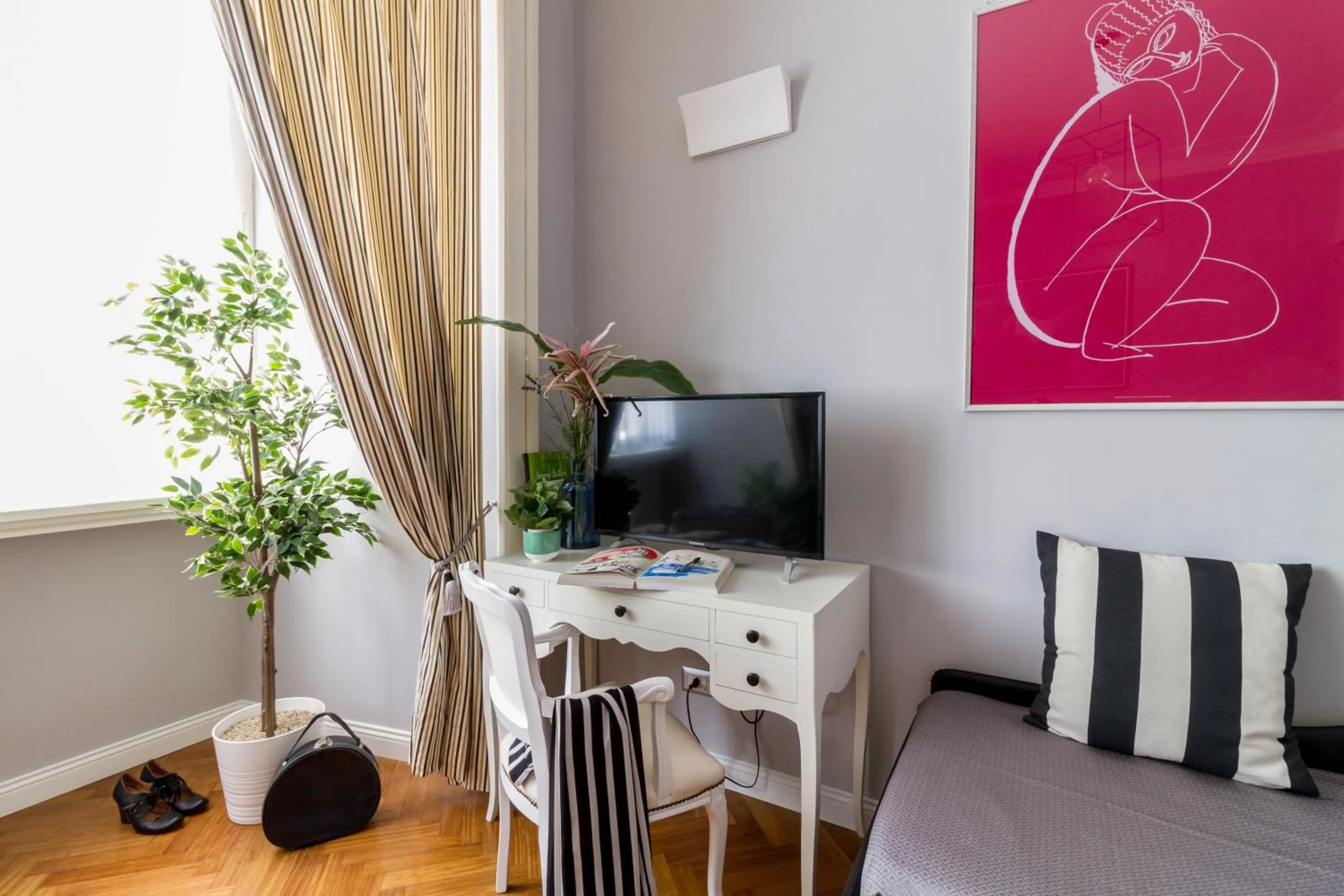 Decorative detail in Athena Guest House