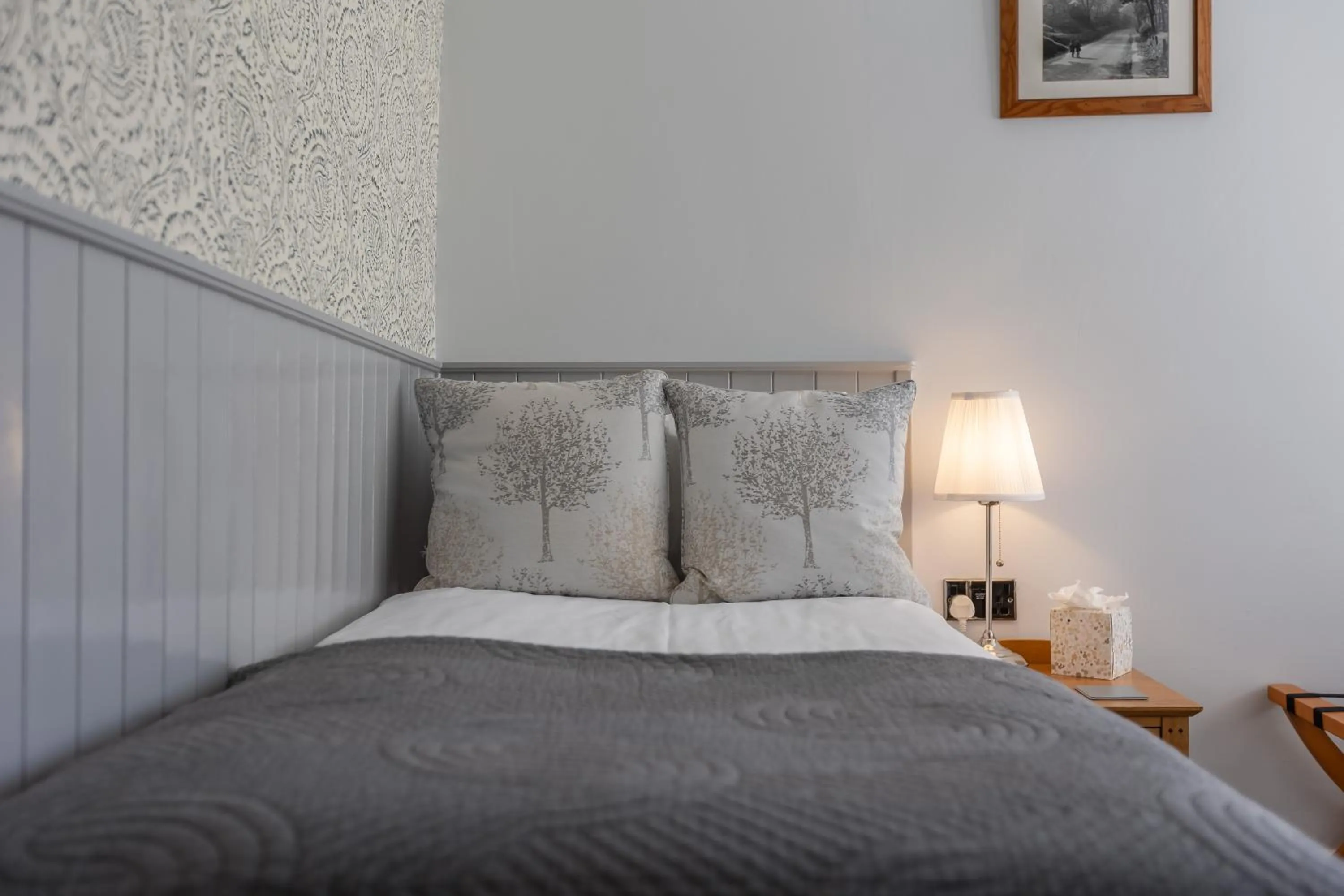 Bed in The Black Swan Inn