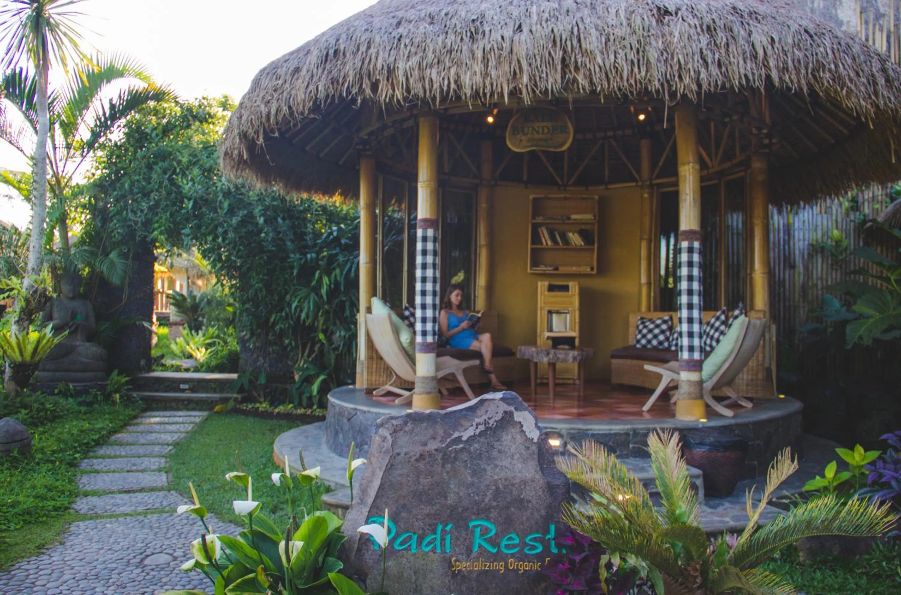 Lobby or reception in De Klumpu Bali Eco Tradi Stay