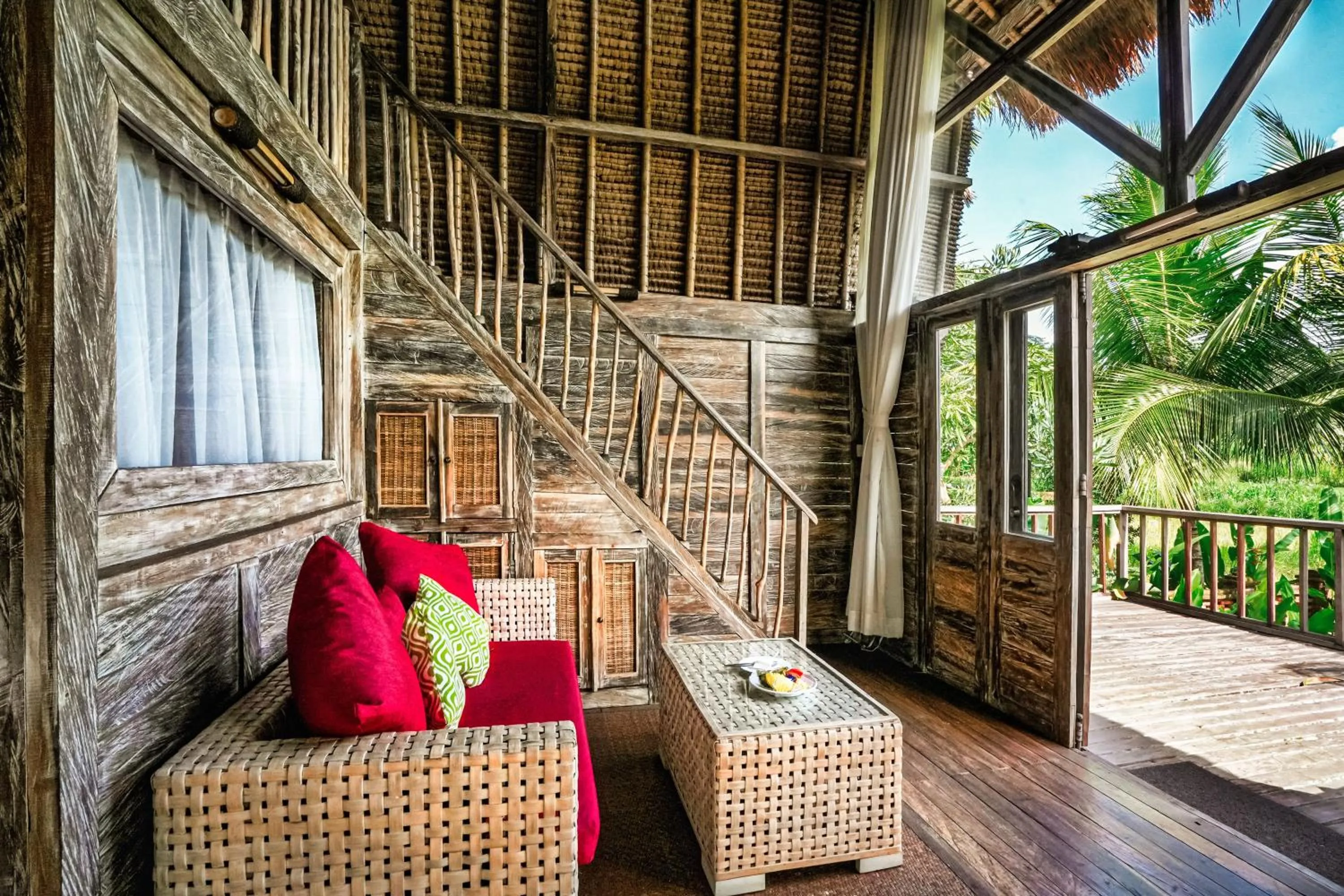 Patio in De Klumpu Bali Eco Tradi Stay