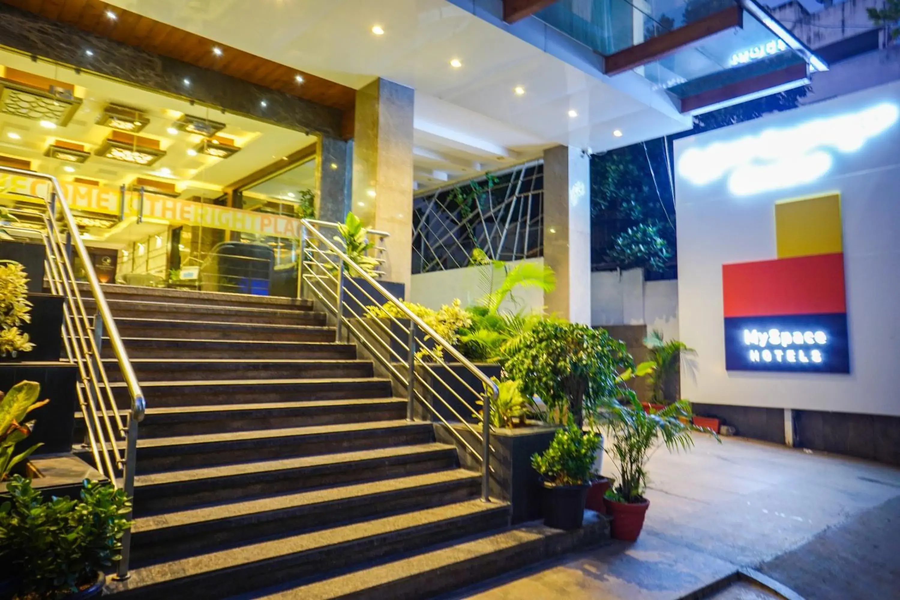 Facade/entrance in MySpace Hotels Silverstar Facade/entrance in MySpace Hotels Silverstar