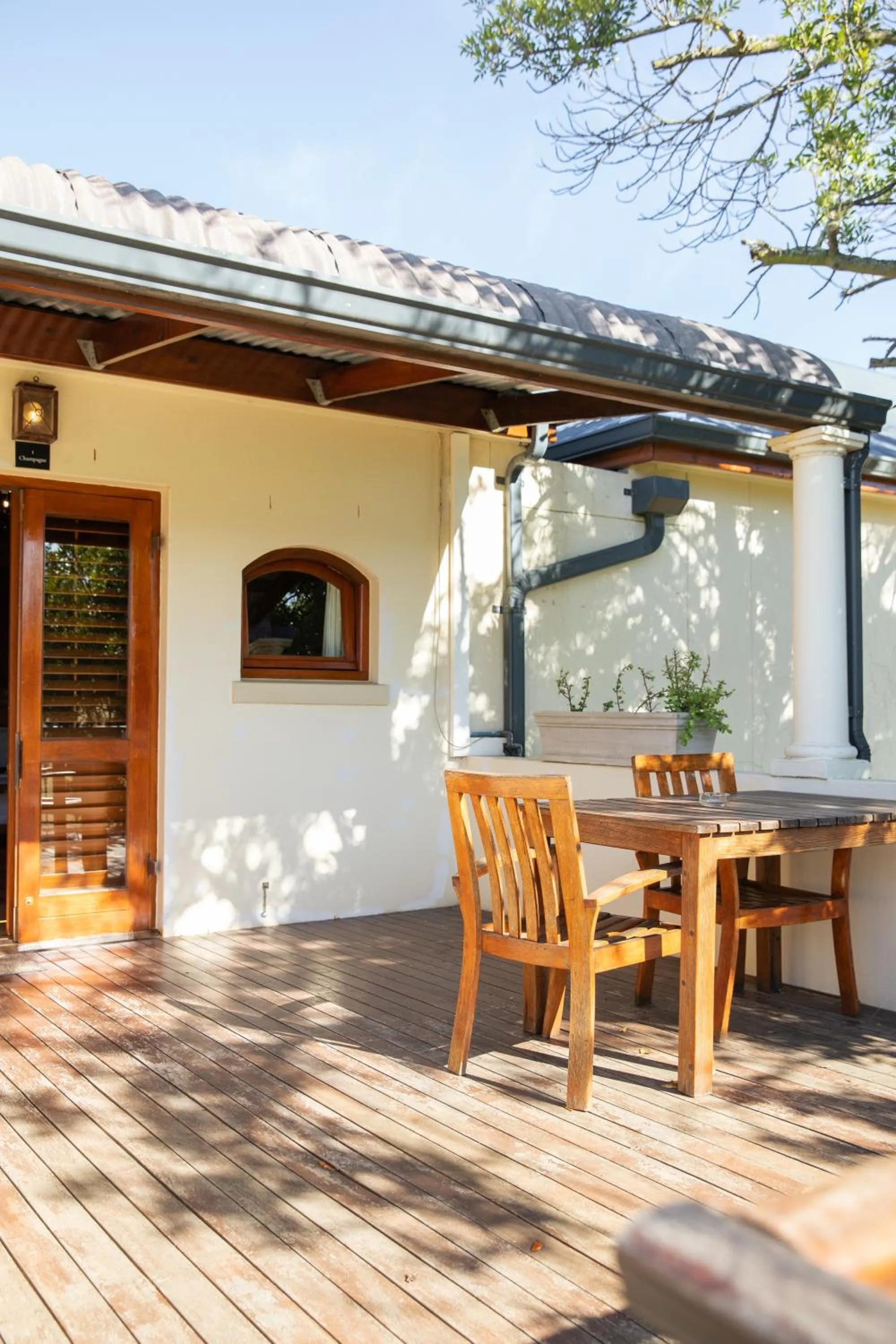 Balcony/Terrace in Lovane Boutique Wine Estate and Guesthouse