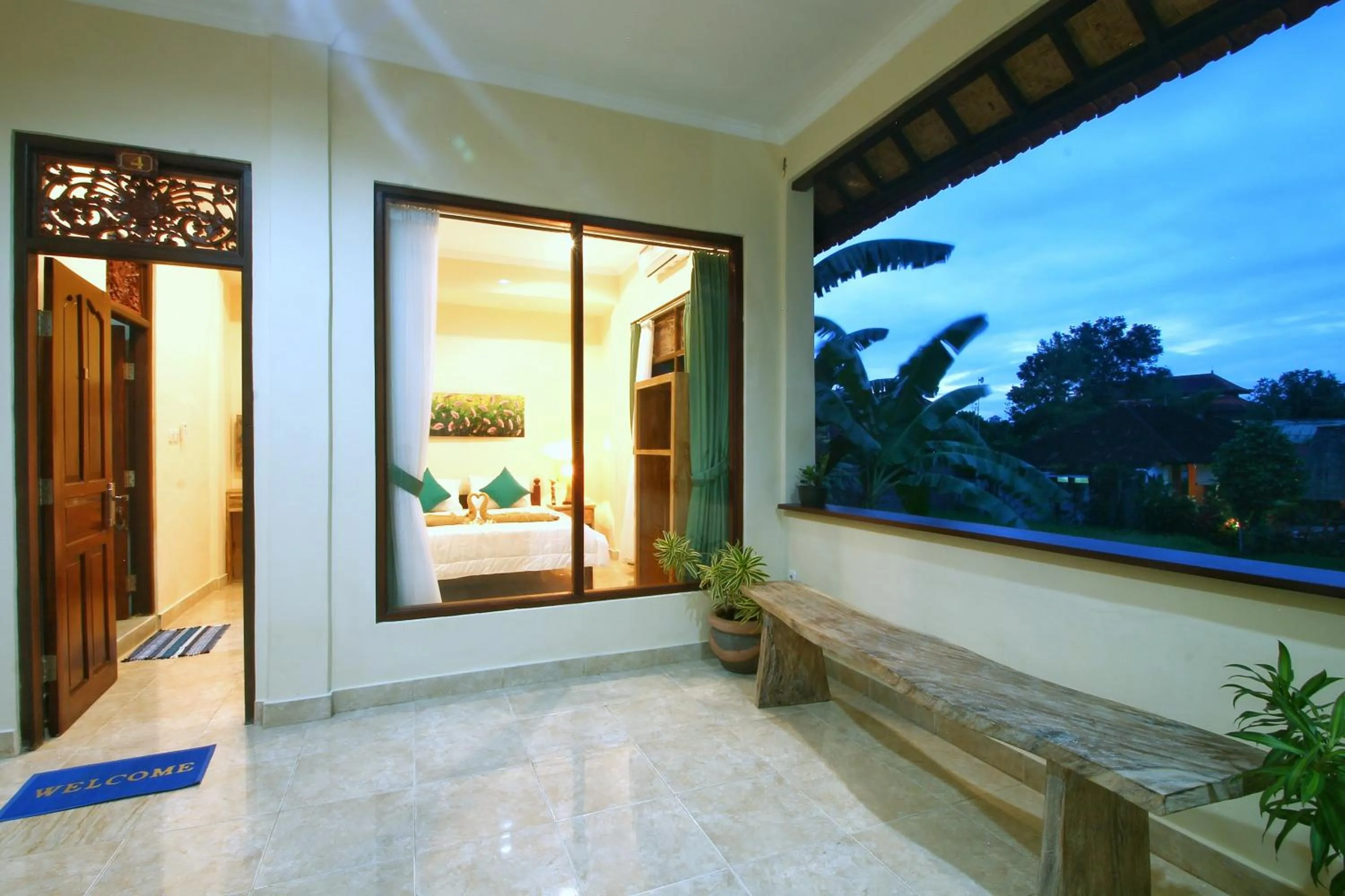 Sunset in Pondok Muwa Guest House