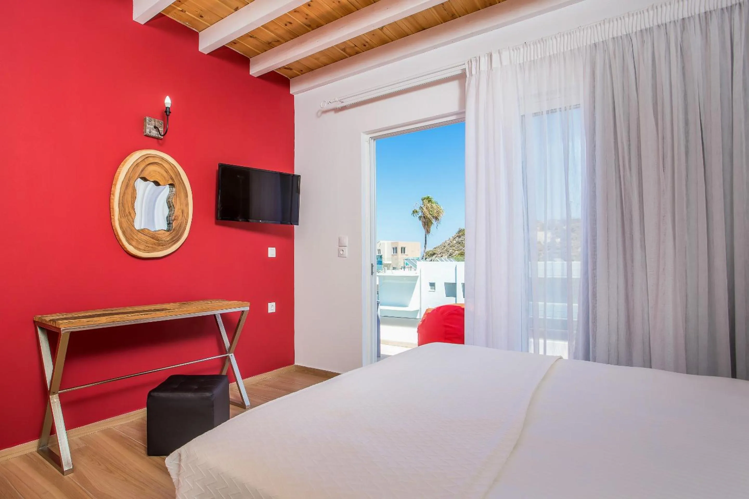 TV and multimedia, Bed in Moscha Hotel