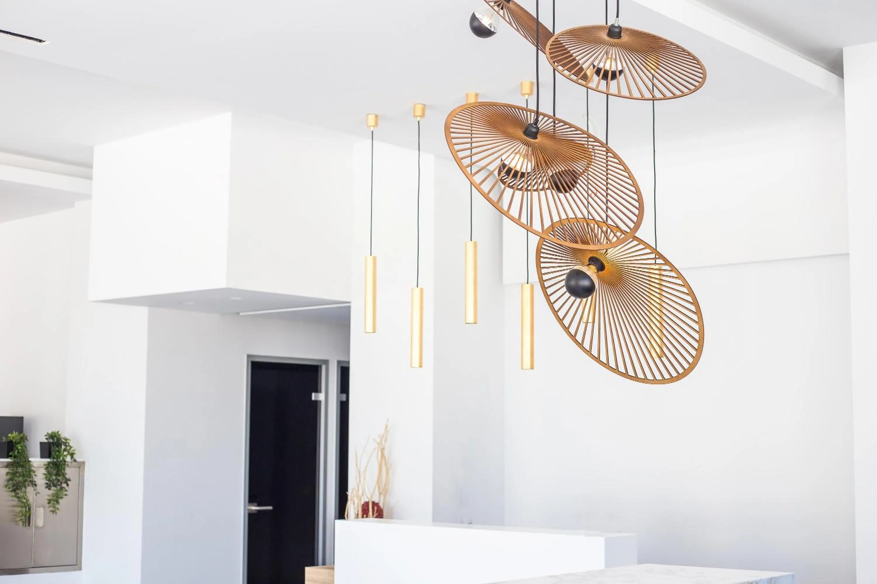 Lobby or reception in Moscha Hotel