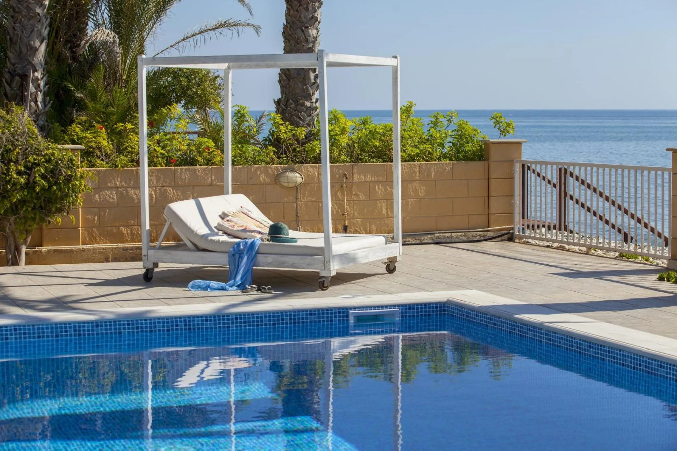 Meneou Beachfront Villa Sunset