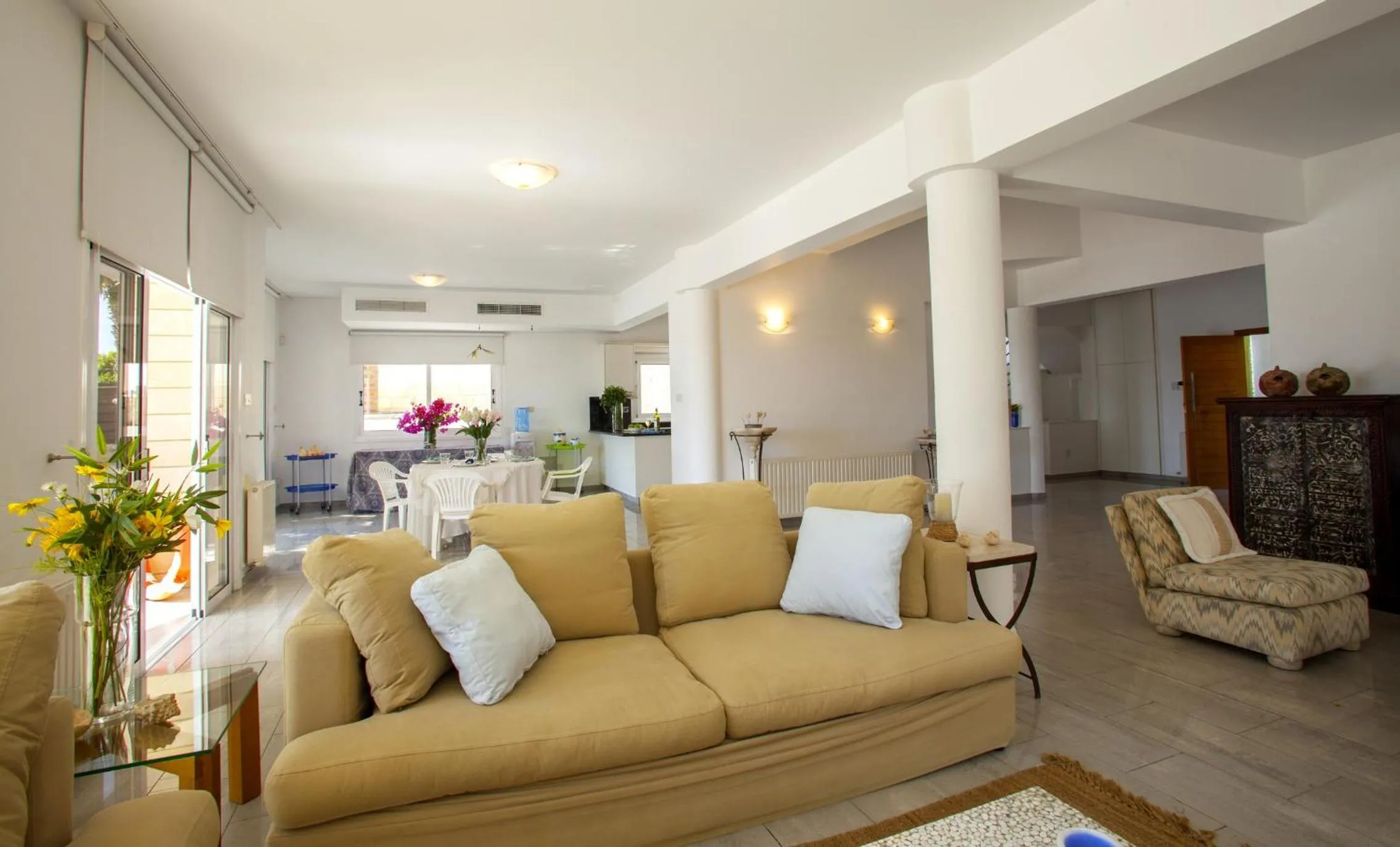 Meneou Beachfront Villa Sunset