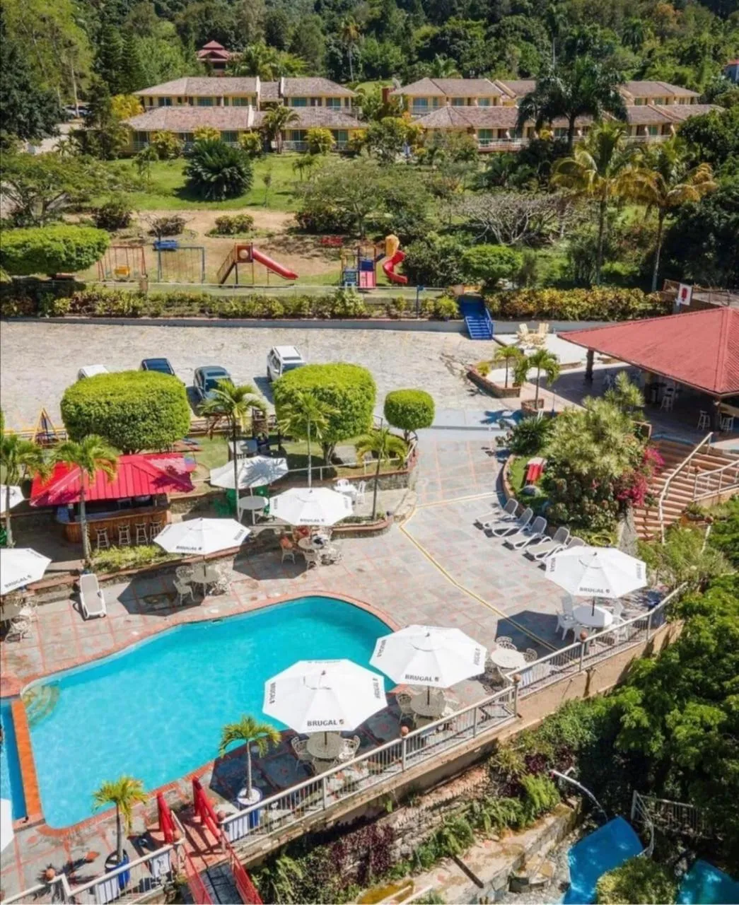 Pool view in Jarabacoa River Club & Resort