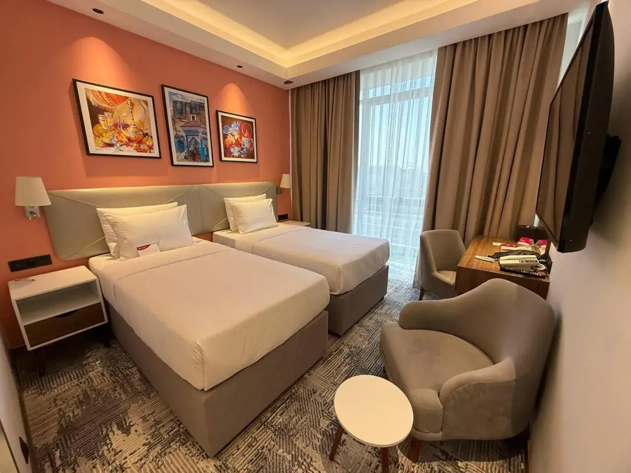 Twin Room - Non-Smoking in Ramada Encore by Wyndham Bukhara Twin Room - Non-Smoking in Ramada Encore by Wyndham Bukhara