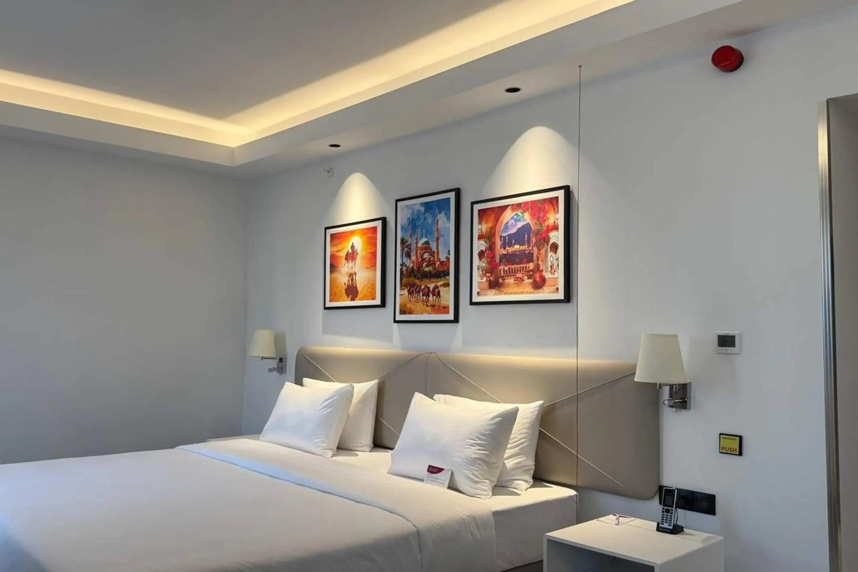 King Room with Mobility Access and Bathtub with Grab Bars, Non-Smoking in Ramada Encore by Wyndham Bukhara King Room with Mobility Access and Bathtub with Grab Bars, Non-Smoking in Ramada Encore by Wyndham Bukhara