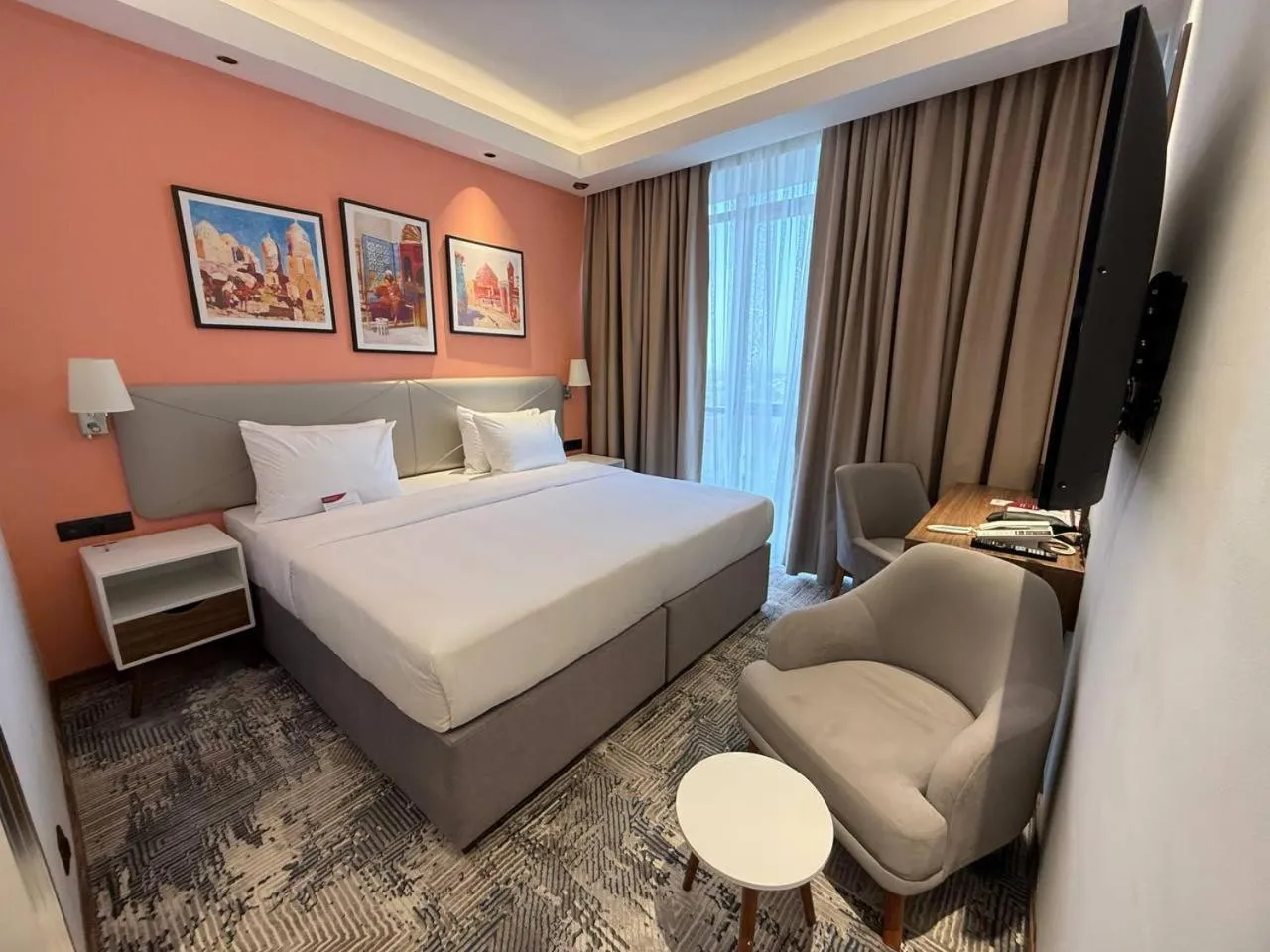 Bedroom, Bed in Ramada Encore by Wyndham Bukhara