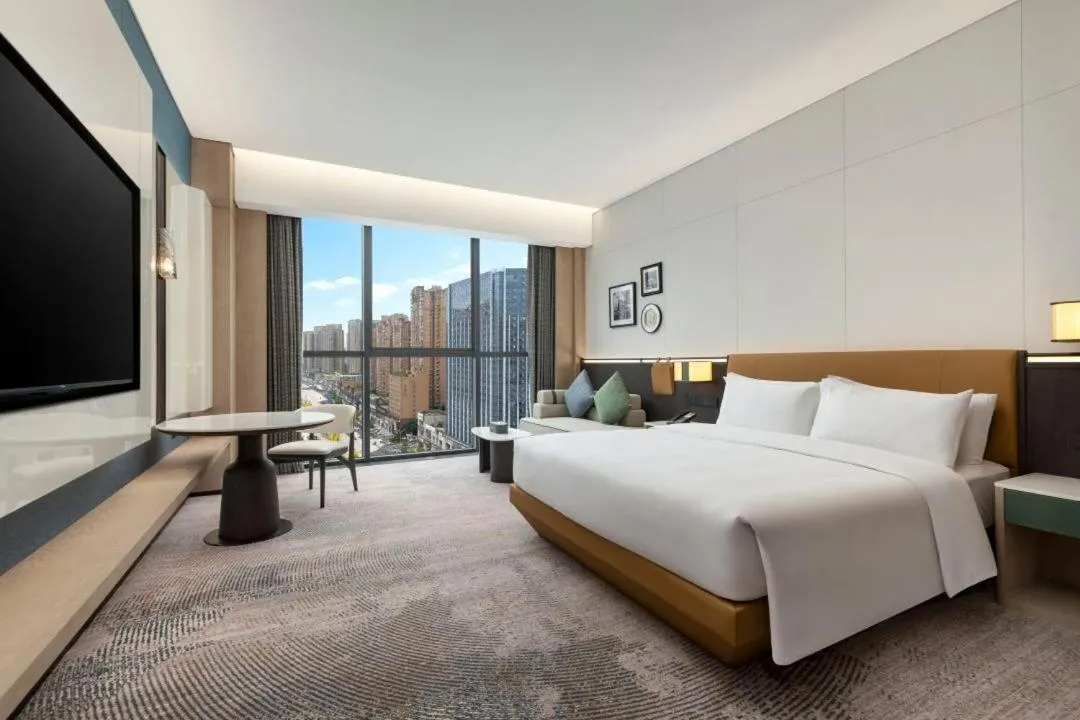 Bed in Wyndham Leshan Downtown